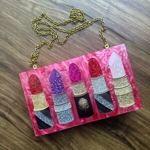 Kurt Geiger Lipstick Clutch